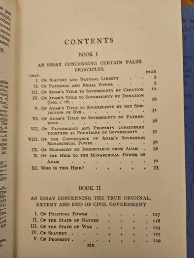 Of Civil Goverment. By John Locke. 1936 Hardback In Good Condition.  See Photos For Same.