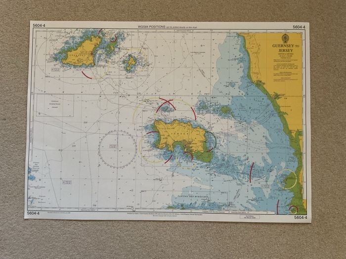 Admiralty Charts for Channel Islands