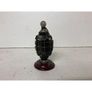 Trench Art WW1 Hand Grenade Desk Inkwell Ceramic Inset. Image 2