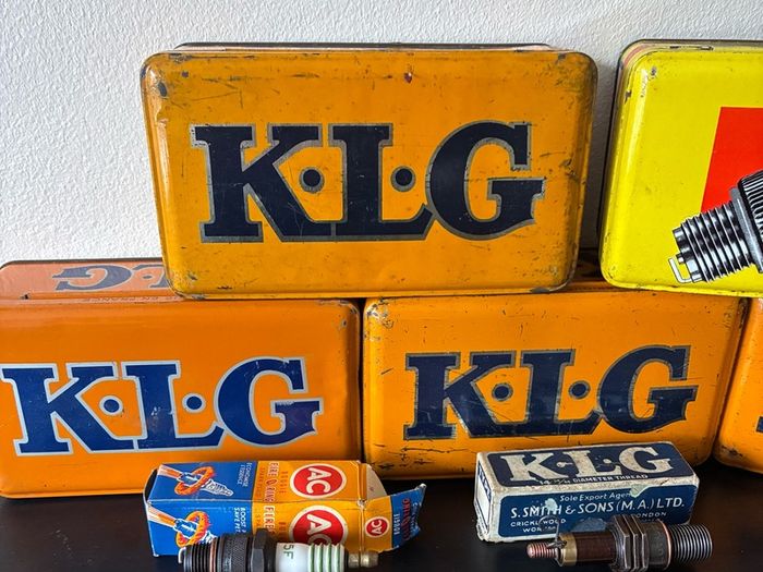 Vintage KLG Spark Plug Advertising Collection
