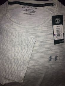 Under armour means running t-shirt size XXL brand new