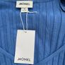 Monki Blue Ribbed Knit Midi Dress - New with Tags - Size M Image 3