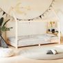 Kids Bed Frame Solid Pine Wood 80x160 cm Image 3