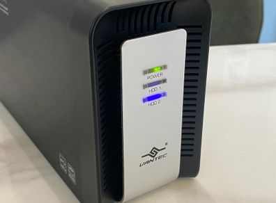 Vantec NexStar NST-400MX-S3R - Dual HDD RAID Enclosure (No Drives)