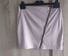 mini skirt grey with zip or green with lace fits xs-s small m