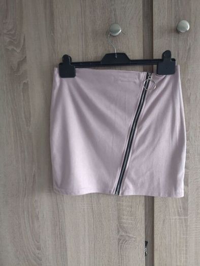 mini skirt grey with zip or green with lace fits xs-s small m