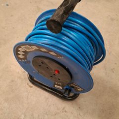 220v 25m heavy duty extension cable reel