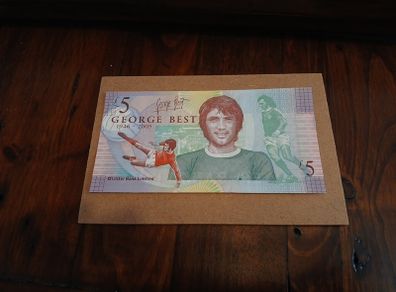 George Best Five Pound Note
