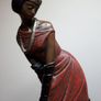 Vintage Mahogany Princess Figurine Image 4