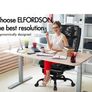 Office Chair with Dual Paddings, Computer Executive Desk Chair with Footrest Armrests, High Back 150 Recliner Tilting 360 Swivel, PU Leather, Glossy Black Image 5