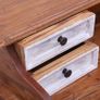 Writing Desk with Drawers 90x50x101 cm Solid Reclaimed Wood Image 8
