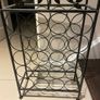 Wrought iron wine bottle stand Image 2