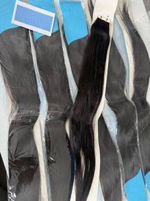 24 inch tape 1B human hair extensions 50gms