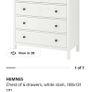 2 x Large Hemnes Drawers Image 2