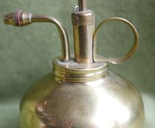 Vintage Brass Water Spritzer Pump Sprayer