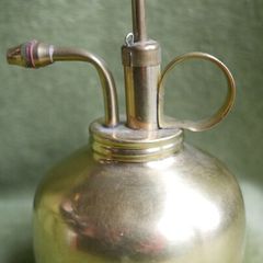 Vintage Brass Water Spritzer Pump Sprayer