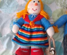 knitted dolls