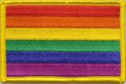 Rainbow Pride flag patch 8x5cm, read me