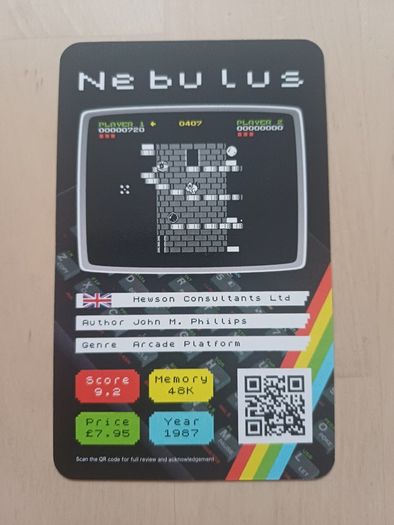 Sinclair ZX Spectrum Retro Computer Game Cards Cassette Box 2020 NEW
