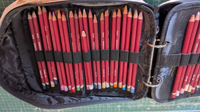 Used art supplies