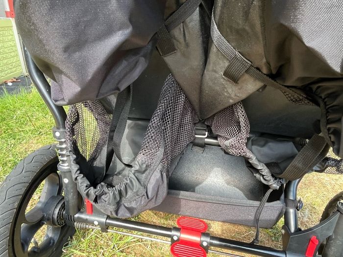 Out and about double buggy