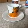 A Set of 6 Knuttel Tipperary Crystal Nespresso Cups and Saucers Image 5