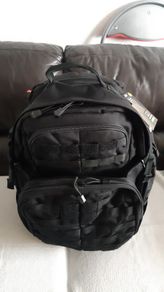 5.11 Tactical RUSH 72 2.0 Updated Design Military Backpack, Molle Bag Rucksack Pack, 55 litres Large, Style 58602  - Black Home Office School College