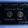 2005 P&D Westward Journey Nickel Set - American Bison Gold Edition with Box Image 2