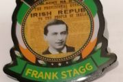 Frank Stagg Irish Republican Hunger Striker Pin Badge.