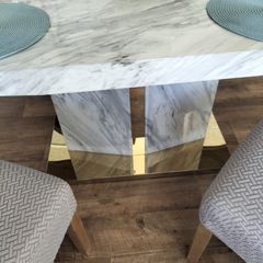 Marble table and chairs