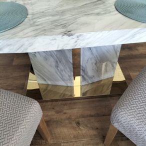 Marble table and chairs