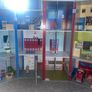 Wooden play set - fire and police station Image 4