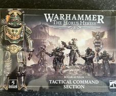 Warhammer 40k Solar Auxilia Tactical Command Section ( sealed )