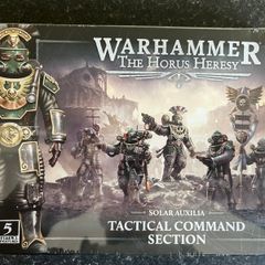 Warhammer 40k Solar Auxilia Tactical Command Section ( sealed )