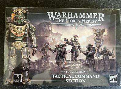 Warhammer 40k Solar Auxilia Tactical Command Section ( sealed )