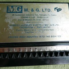 Vintage Telephone List Finder Directory Black