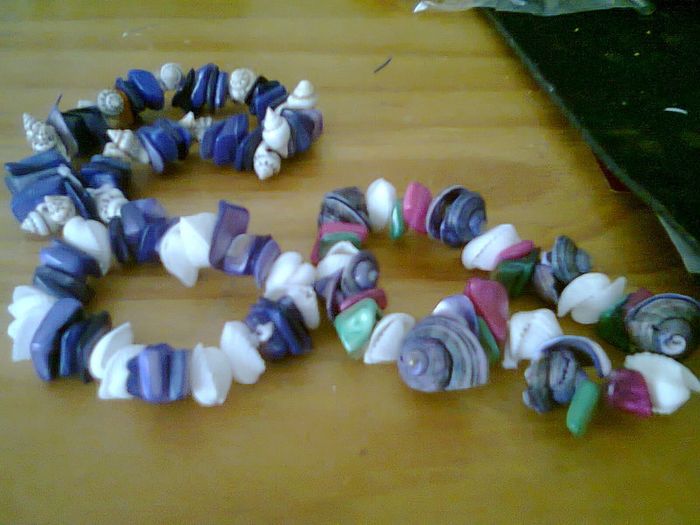 seashell sea snail bracelet