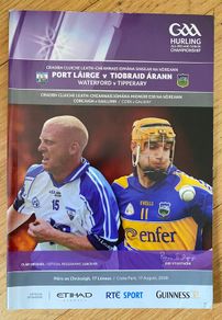 2008 Tipperary v Waterford - All-Ireland Hurling Semi Final Programme