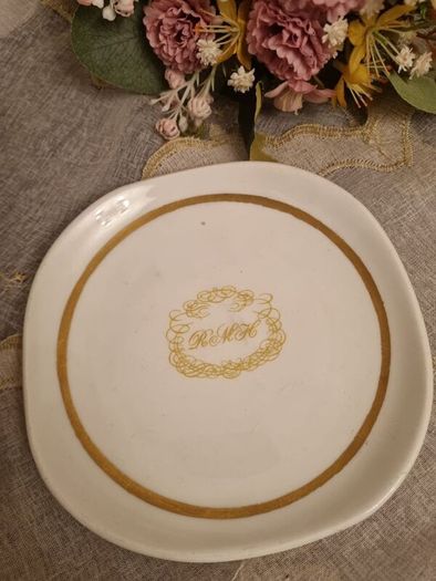 Arklow Pottery Small Plate with Initials