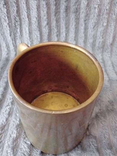 Vintage Solid Brass Tankard / Mug ( India )
