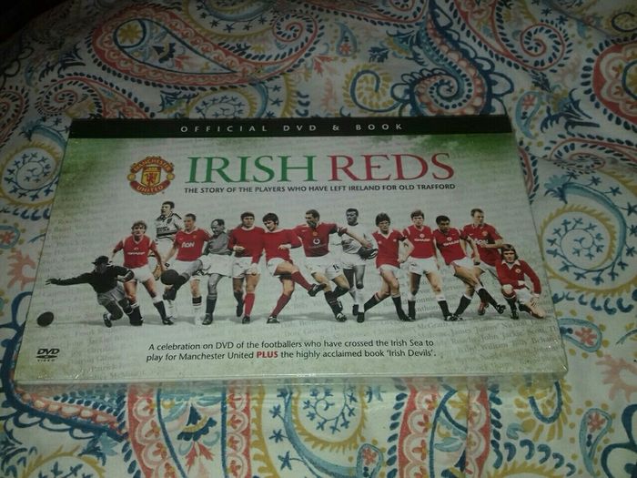 Manchester United/Irish Reds/Official dvd and book set ( still in plastic )