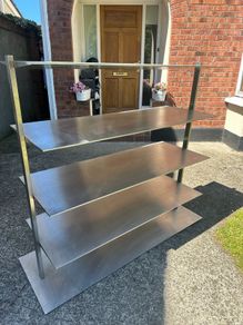 Heavy-duty stainless steel rack 97kg