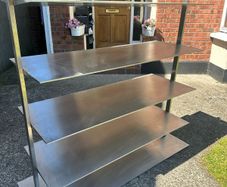 Heavy-duty stainless steel rack 97kg