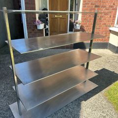 Heavy-duty stainless steel rack 97kg