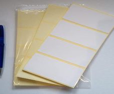96 x Plain White Labels. Self Adhesive Address Labels. 100x50mm. Sticky. Blank Postage Stickers. 96 x Plain White Labels Self-Adhesive Address Labels. 100 x 50 mm. Sticky. Blank Postal Stickers.