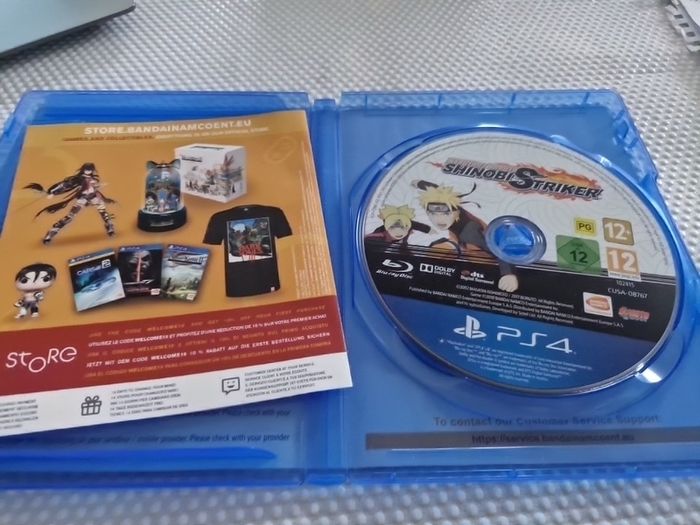 Naruto to Boruto Shinobi Striker PlayStation2 Ps2 Games Original