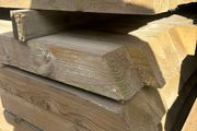 Treated Chamf Fence Post Weathered 95x95x2.4m