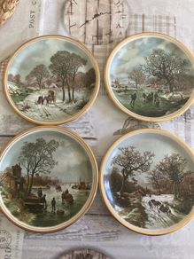 Edwardian Fine Bone China Plates