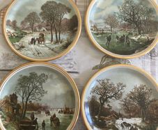 Edwardian Fine Bone China Plates