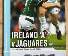 Very Rare 2009 Ireland A v Argentina Jaguares - A International Match Programme